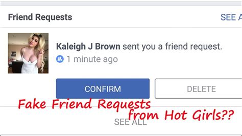 Are You Getting Fake Friend Requests From Hot Girls In Facebook Youtube