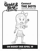 Bear Coloring Goldie sketch template