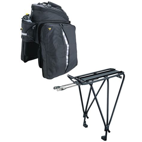 topeak mtx trunkbag dxp rear rack bag  disc mount rear bike rack walmartcom walmartcom