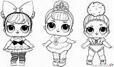 Lol Coloring Pages Dolls Doll Printable Surprise Three Birthday Kids Party Dawn Baby Color Print Colorir Para Sheets Escolha Pasta sketch template