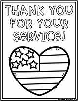 Veterans Coloring Thank Service Cards Memorial Printables Pack Freebie Grade Activities sketch template