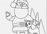 Coloring Pages Santa Printable Reindeer Claus Coming Town Getcolorings Print Getdrawings sketch template
