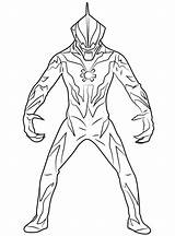 Ultraman Cosmos sketch template
