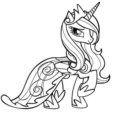 pony coloring pages getcoloringpagescom