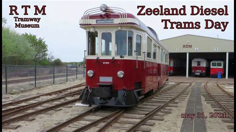 rtm tramway museum  years zeeland diesel trams day youtube