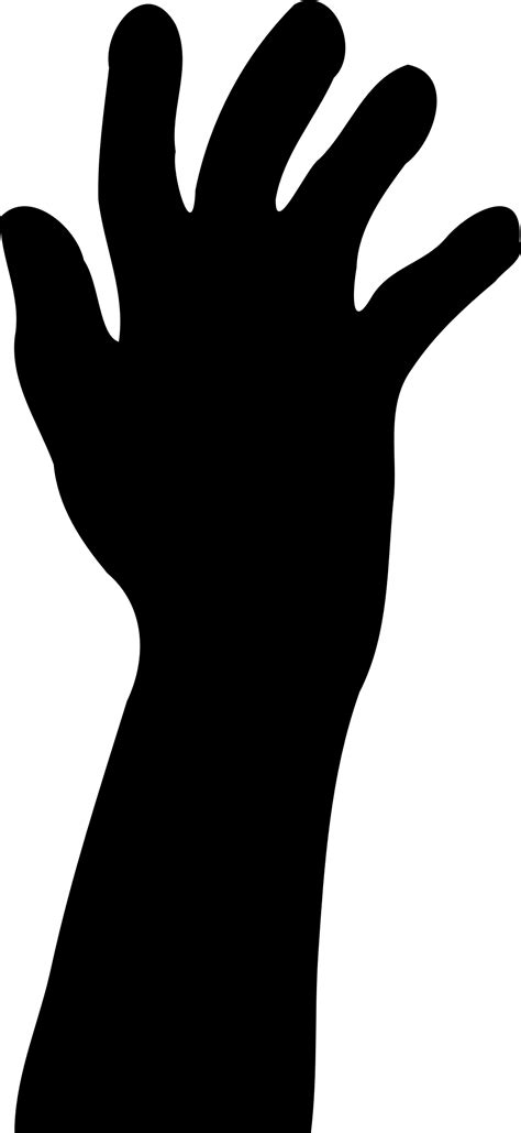 hand silhouette  getdrawings
