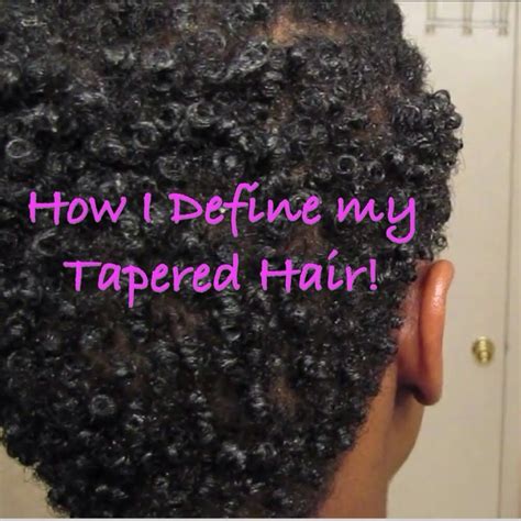 process how i define my tapered sides and back natural hair videos pinterest natural