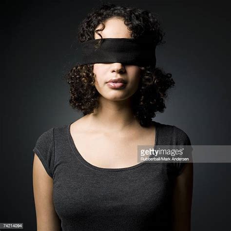 Blind Folded Woman Photos And Premium High Res Pictures Getty Images