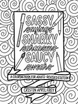 Sassy Book Curse Sarcastic sketch template