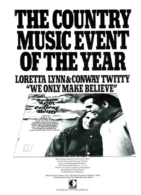 classic 70s music ads loretta lynn and conway twitty ‘we only make