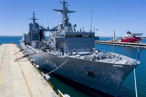 royal australian navy commissions replenishment ship hmas stalwart