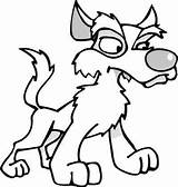 Cartoon Dog Pages Kids Coloring Animal Scary Dogs Sketches Scared Cartoons Colouring Clipart Cliparts Animals Drawing Drawings Color Good Easy sketch template
