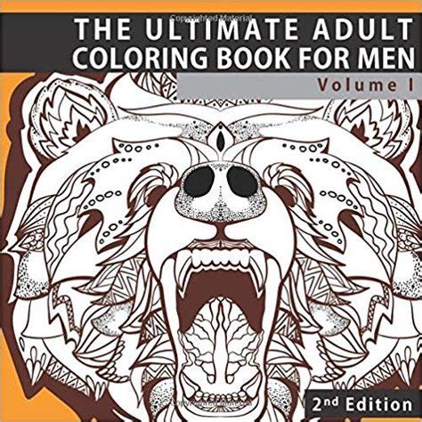 ultimate adult coloring book  men masculine designs
