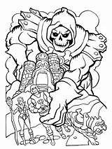 Skeletor Coloring4free Bestcoloringpagesforkids Colouring sketch template