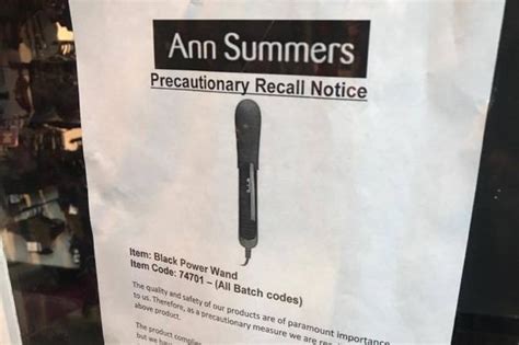 Ann Summers Recall Sex Toys Over Fear They Could Become Damaged With