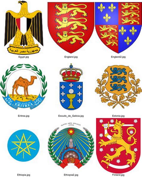 national emblems   world country coat  arms emblems flags