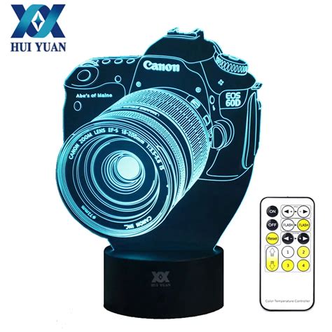 canon cameras  night light rgb changeable mood lamp led light dc