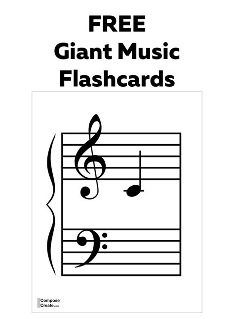 note flash cards printable
