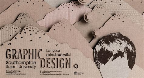 cardboard poster  behance