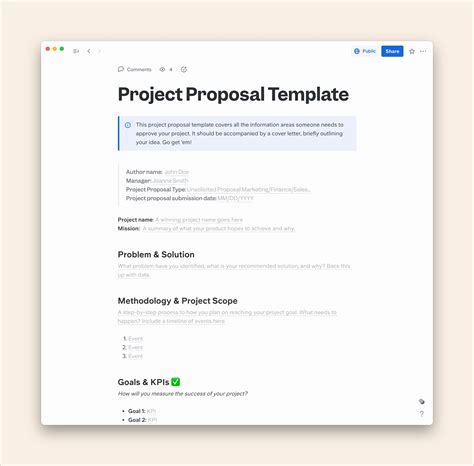 write  perfect project proposal