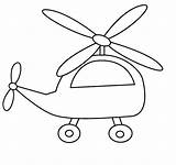 Elicottero Colorare sketch template