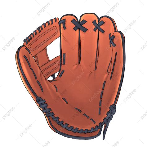 light colored baseball glove png vector psd  clipart