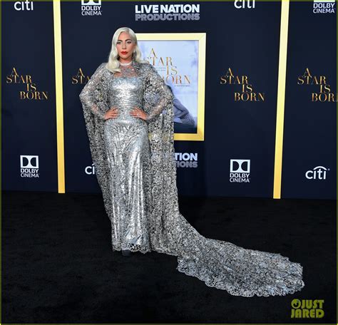 Lady Gaga Shimmers In Silver At A Star Is Born Premiere In La Photo