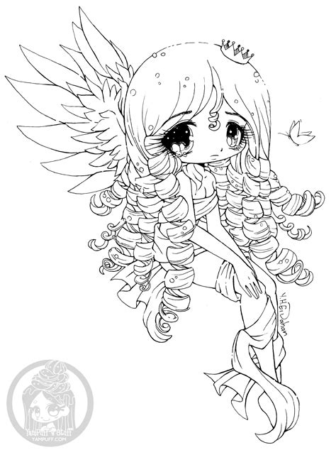 chibi elf pages coloring pages