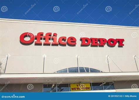 office depot building sign editorial stock photo image  work