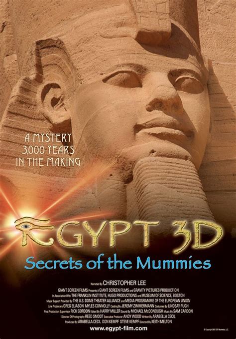 mummies secrets of the pharaohs 2007 poster 1 trailer addict