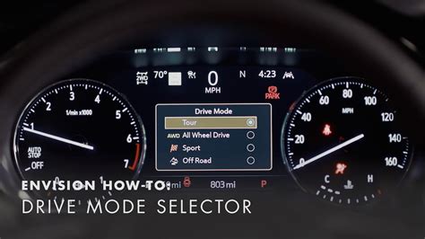 drive mode selector technology envision support buick