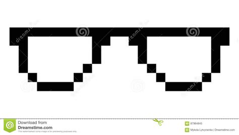 Glasses Pixel Icon Pixel Art Glasses Of Thug Life Meme 8