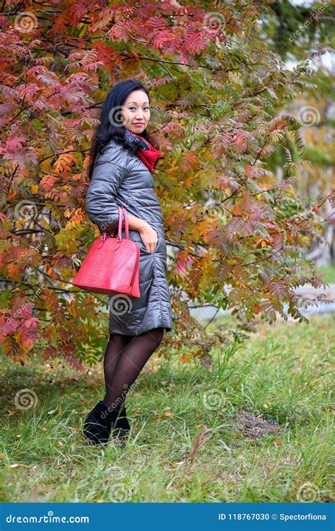 fall woman smiling autumn portrait of happy lovely and beautiful