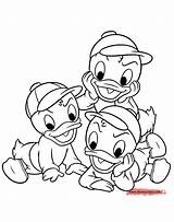 Coloring Ducktales Colorare Disegni Huey Louie Dewey Loui Donald Webby Kleurplaten Bambini Designlooter sketch template