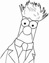 Beaker Muppets Movie Muppet Drawinghowtodraw sketch template