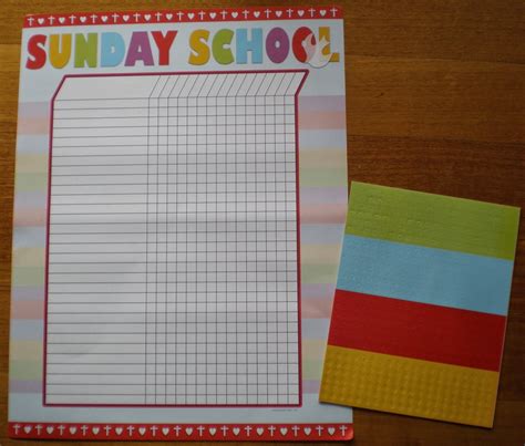 petersham bible book tract depot sunday school attendance sticker chart