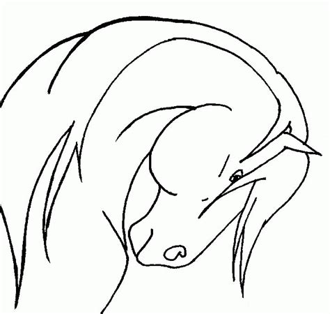 horse head coloring pages coloring home