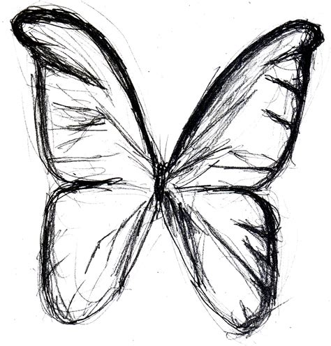 simple butterfly drawing  getdrawings
