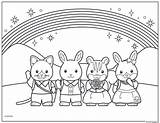 Coloring Critters Rainbow Friends Calico Pages Printable Family Sheets Color Print Book Links Plumbob Small sketch template