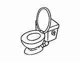 Toilet Toilette Taza Toilettes Bowl Tazza Cuvette Vater Inodoro Potty Colorier Llargs Designlooter Stampare Acolore Váter Banheiro Coloritou Roncs Cadena sketch template