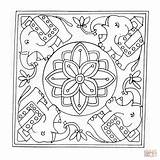 Coloring Printable Pages Complex Mandala Getcolorings sketch template