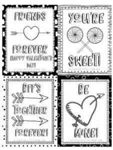 printable valentines day cards mommy moment