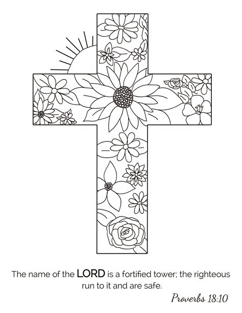 religious cross coloring pages  adults askworksheet