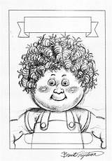Garbage Pail Kids Coloring Pages Engstrom Brent sketch template