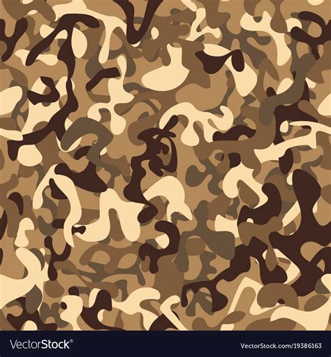seamless pattern desert army camouflage royalty  vector