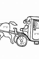 Carriage sketch template