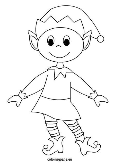 elf coloring page printable christmas coloring pages christmas