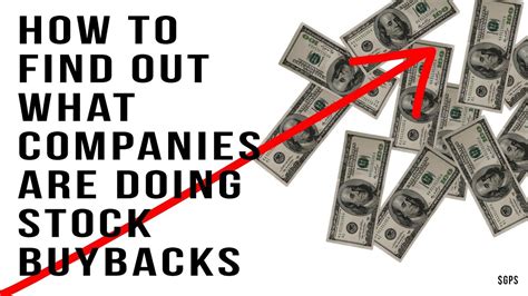 find   companies   stock buybacks youtube