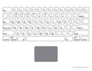 keyboard coloring page