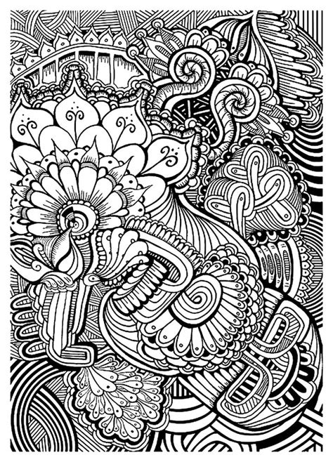 pin  abstract coloring pages